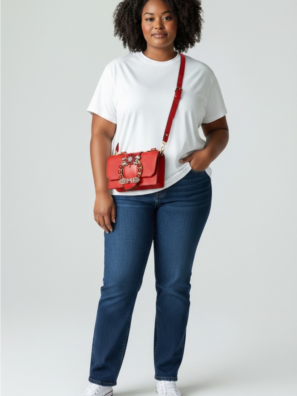 Miu Miu Red Embellished  Jeweled  Purse - Picture 4 of 12